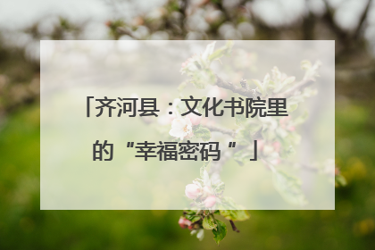 齐河县：文化书院里的“幸福密码 ”