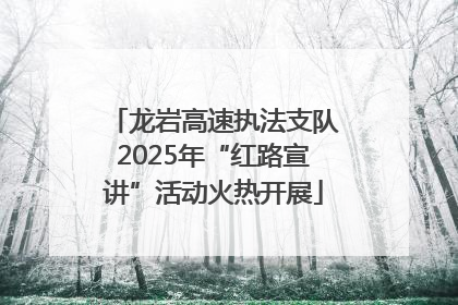 龙岩高速执法支队2025年“红路宣讲”活动火热开展