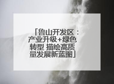 鲁山开发区：产业升级+绿色转型 描绘高质量发展新蓝图