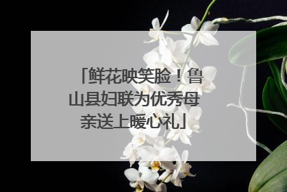 鲜花映笑脸！鲁山县妇联为优秀母亲送上暖心礼