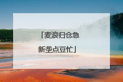 麦浪归仓急 新垄点豆忙