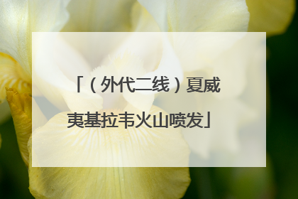 （外代二线）夏威夷基拉韦火山喷发