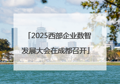 2025西部企业数智发展大会在成都召开