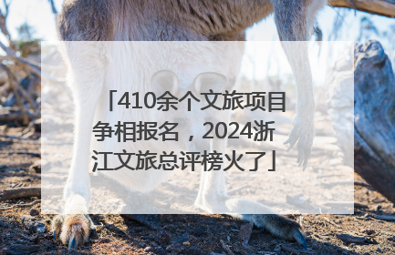 410余个文旅项目争相报名，2024浙江文旅总评榜火了