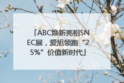 ABC焕新亮相SNEC展，爱旭领跑“25%”价值新时代